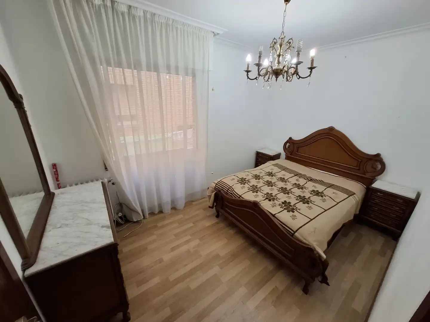 Bedroom of Flat for sale in  Logroño  with Heating, Parquet flooring and Terrace