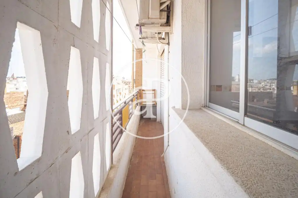 Terraza de Piso de alquiler en Valencia con Aire acondicionado, Calefacción y Amueblado