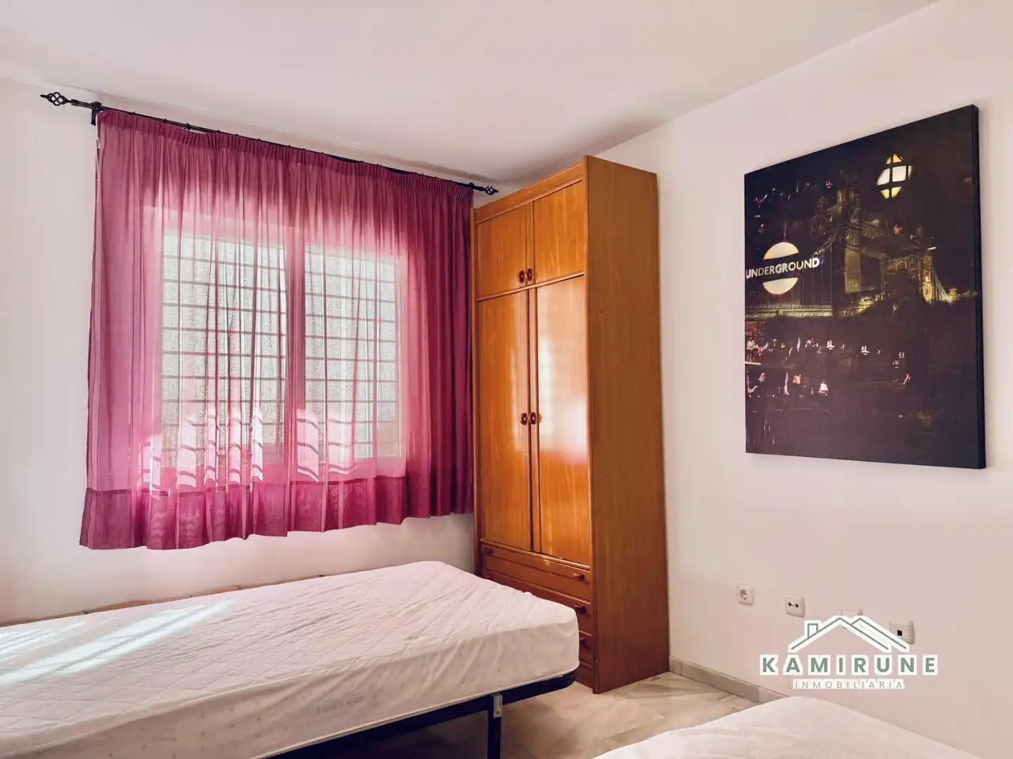 Schlafzimmer von Wohnung zum Verkauf in Málaga mit Klimaanlage, Heizung und Terrasse