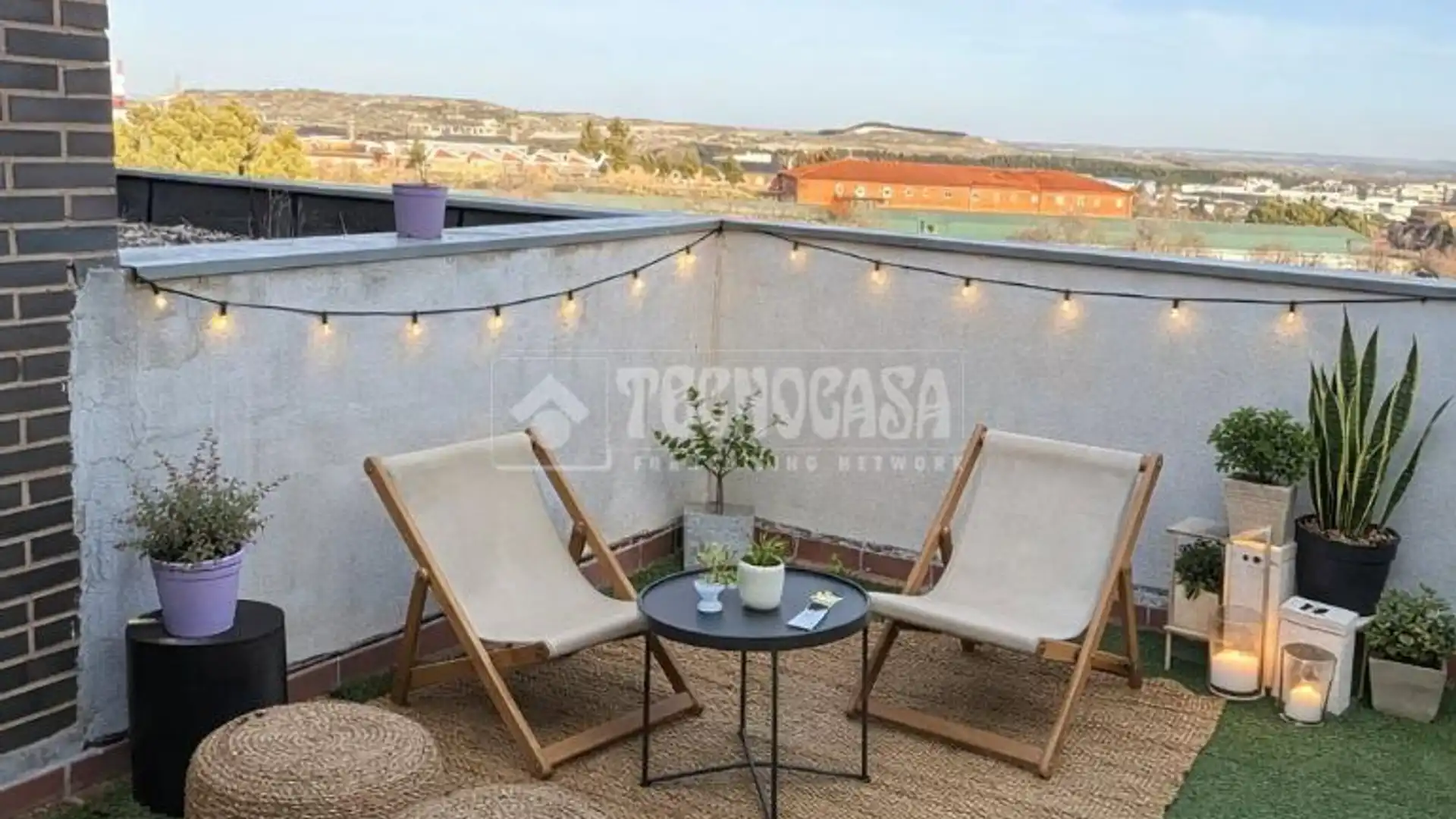Terrasse von Dachboden zum Verkauf in Valdemoro mit Klimaanlage, Heizung und Terrasse