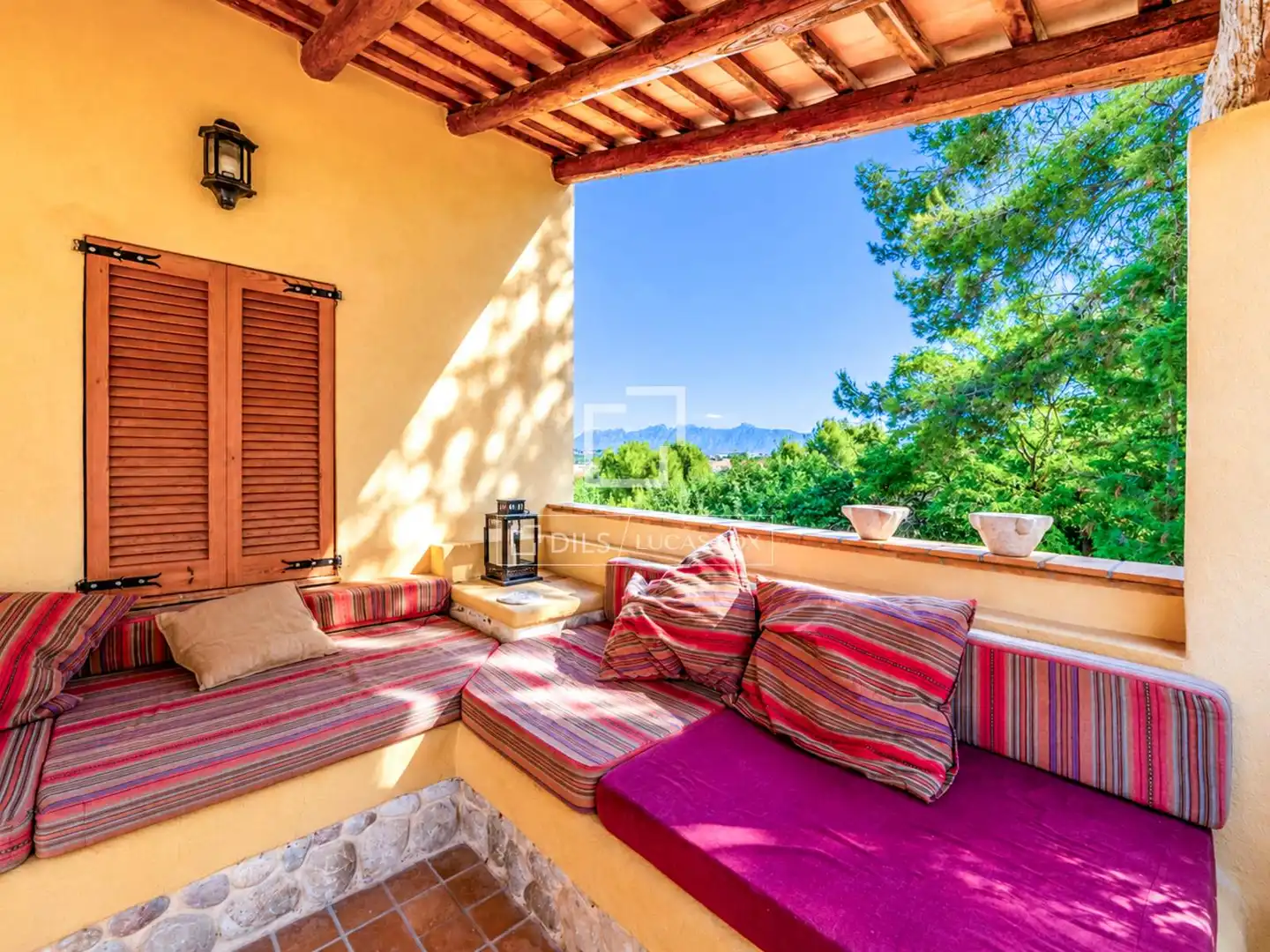 Terraza de Finca rústica en venta en Piera con Calefacción, Jardín privado y Trastero