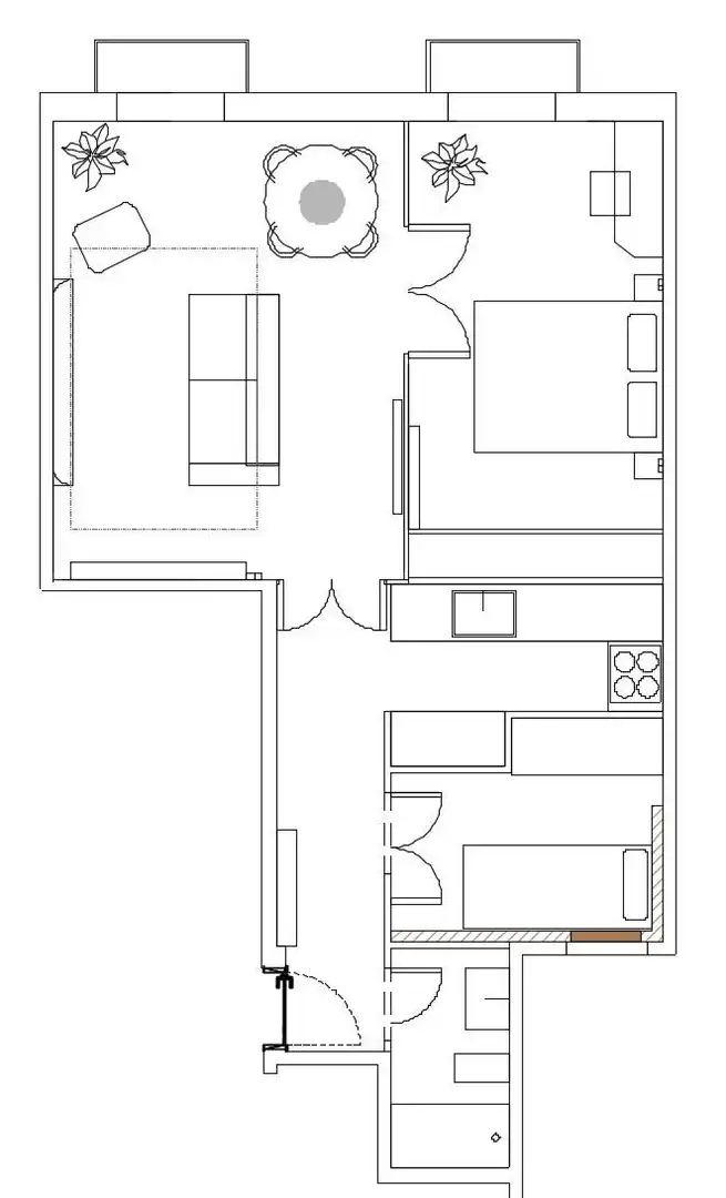 Appartement compact avec terrasse à louer à Carrer de València, imagen 23