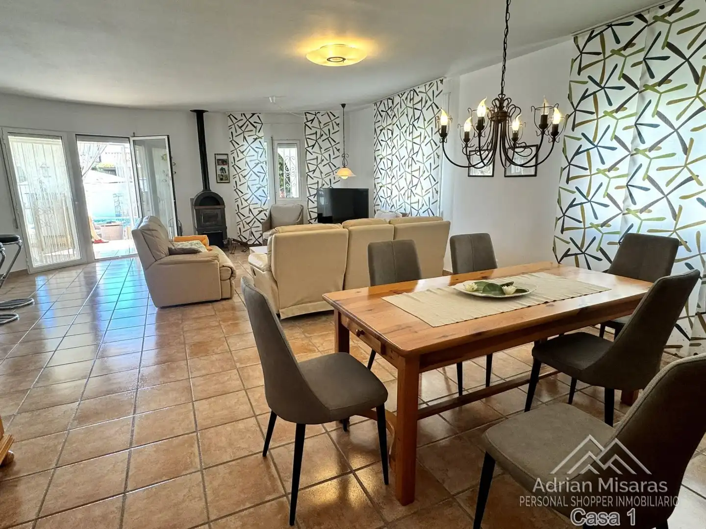 Comedor de Casa o chalet en venta en Deltebre con Aire acondicionado, Piscina y Amueblado