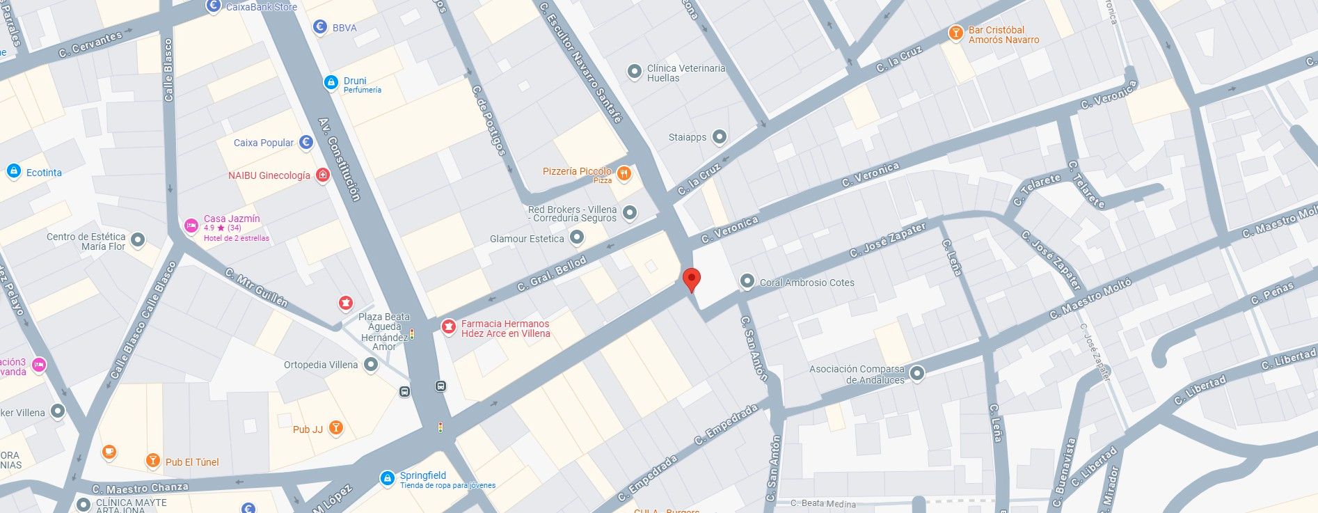 Vista exterior de Edifici en venda en Villena