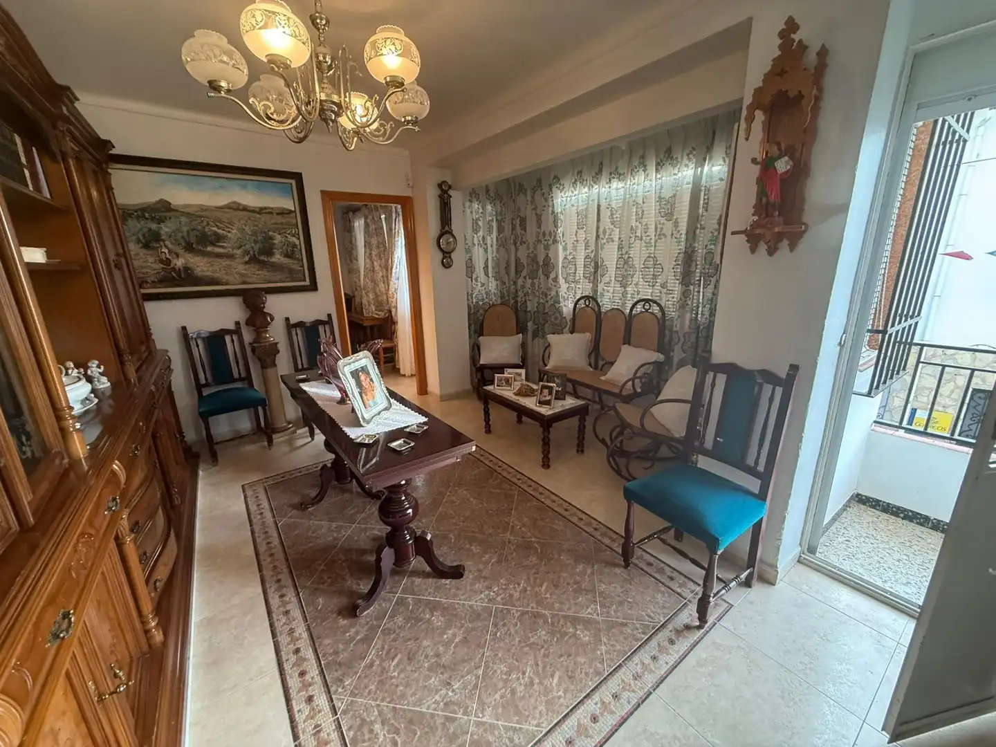 Sala de estar de Ático en venta en Cuevas de San Marcos con Aire acondicionado, Terraza y Amueblado