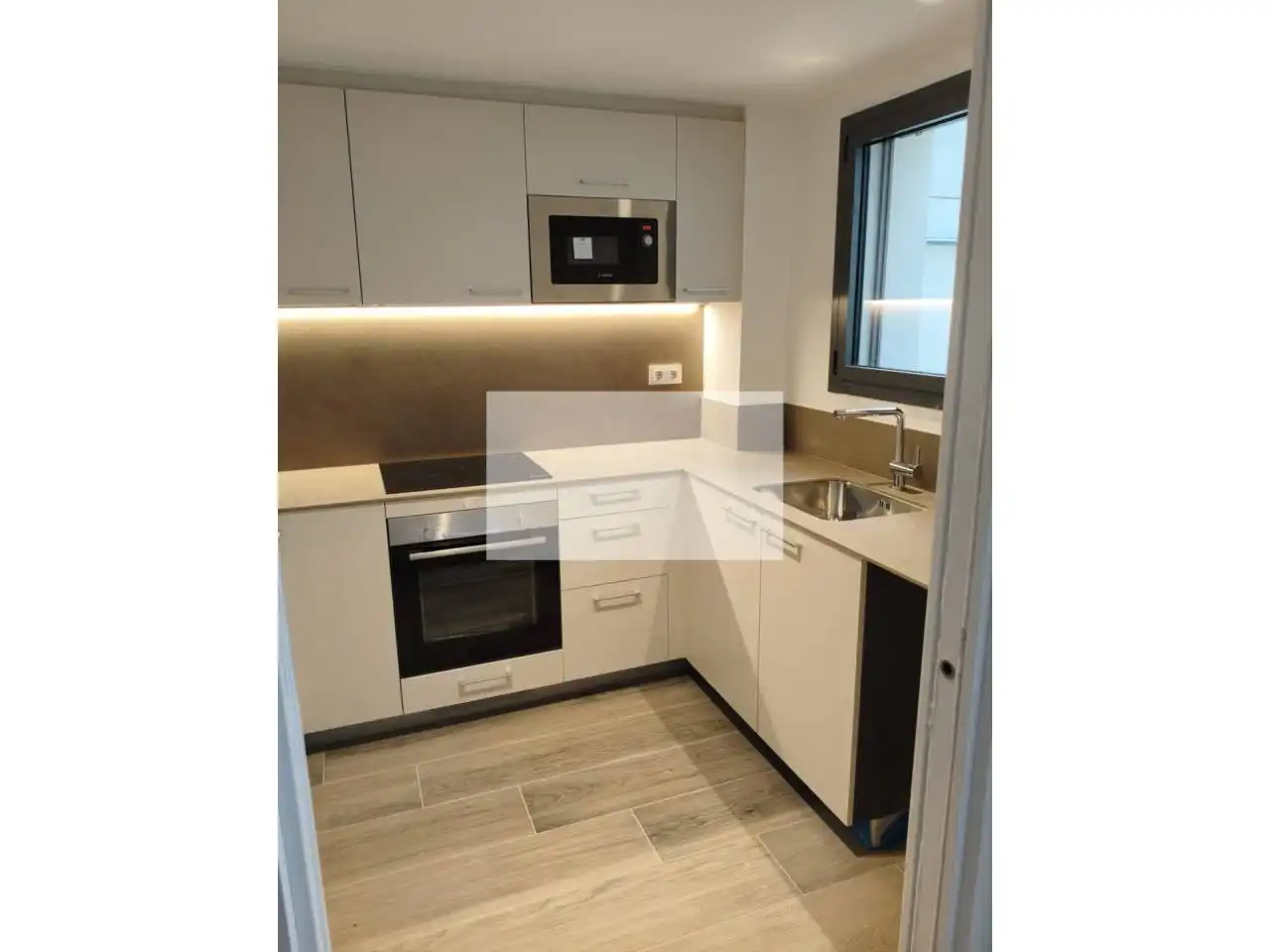 Cocina de Dúplex de alquiler en Sabadell con Aire acondicionado, Calefacción y Parquet