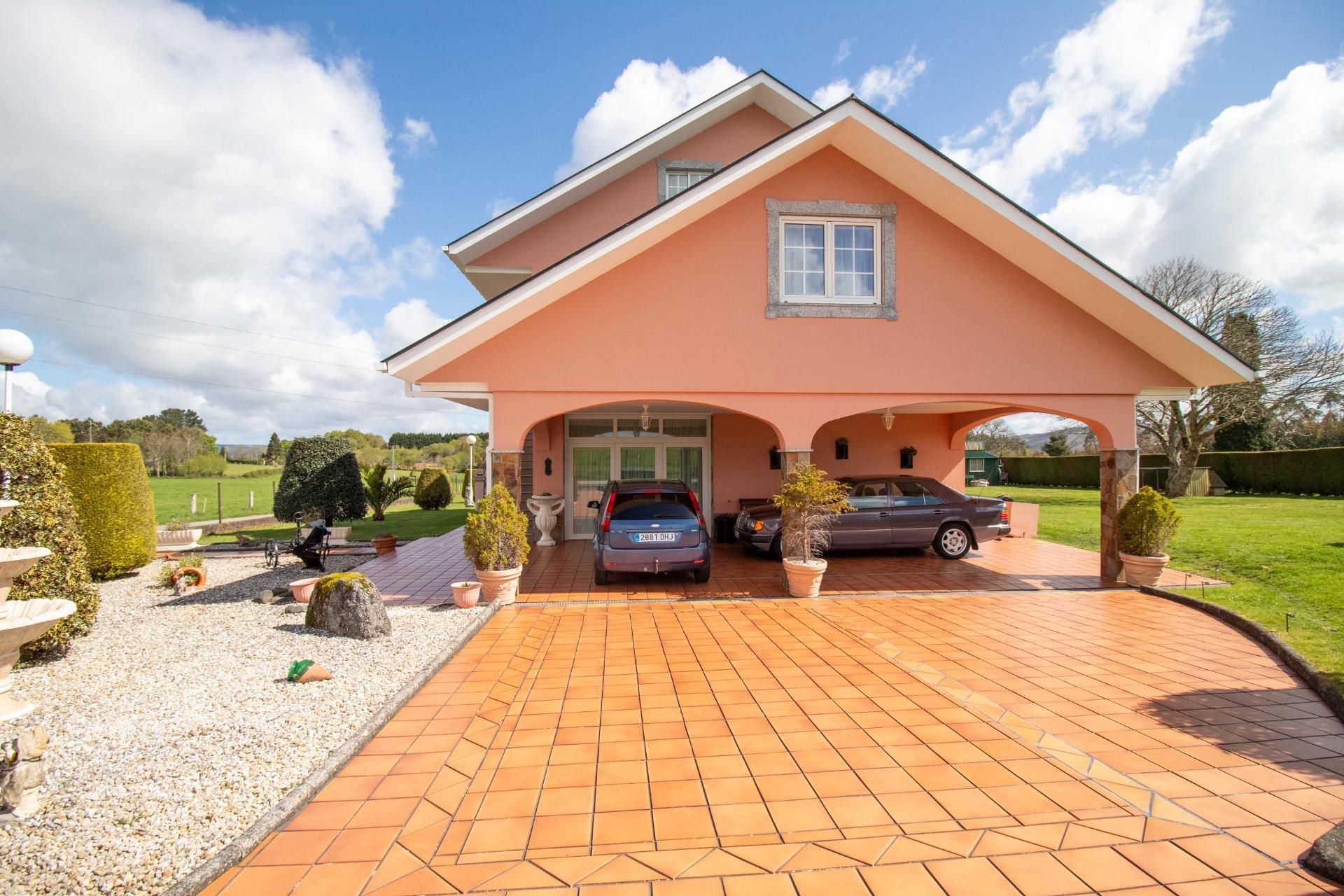 Exterior view of House or chalet for sale in As Pontes de García Rodríguez   with Heating and Private garden