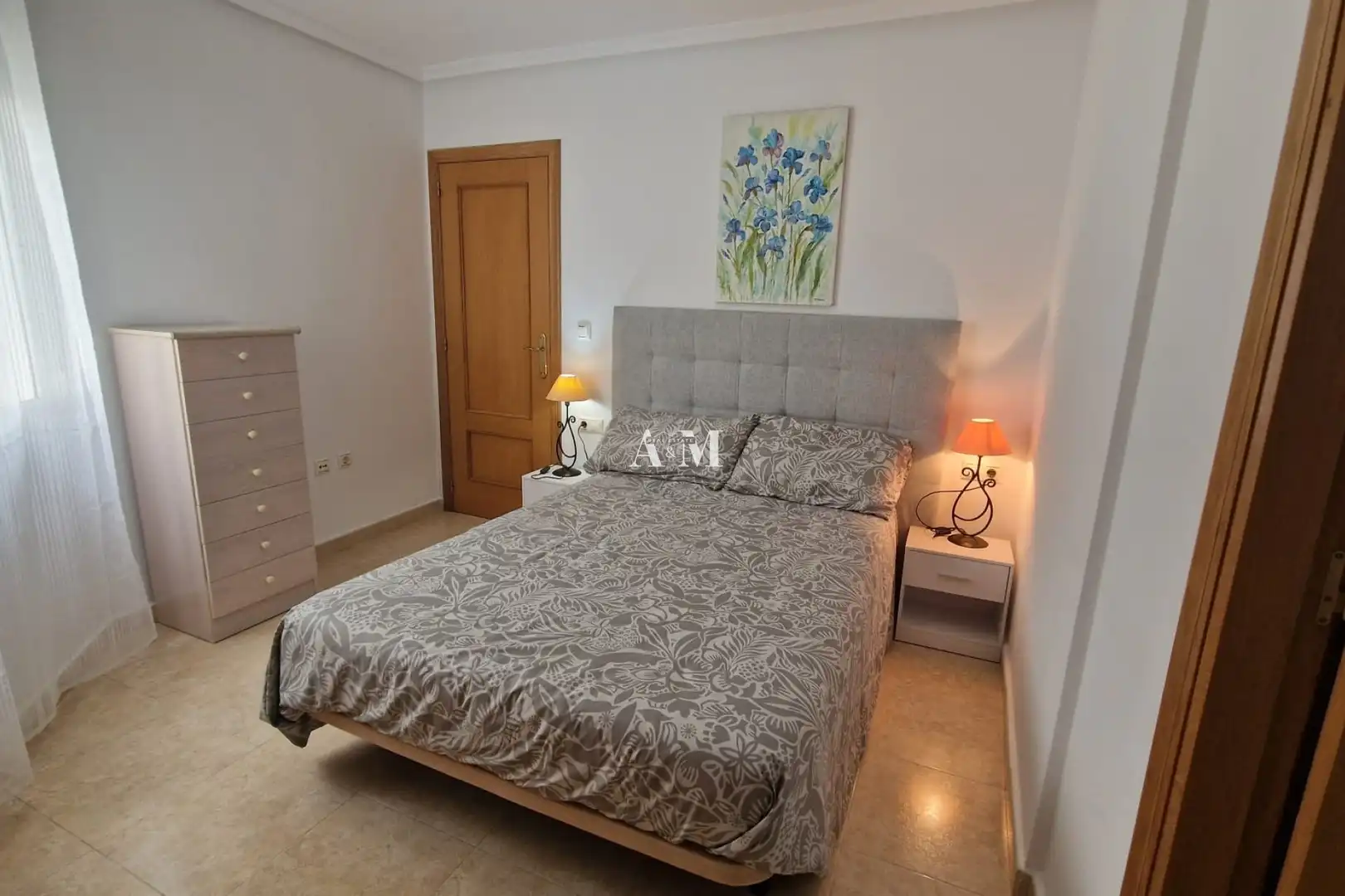 Schlafzimmer von Wohnung zur Miete in Torrevieja mit Klimaanlage, Heizung und Terrasse