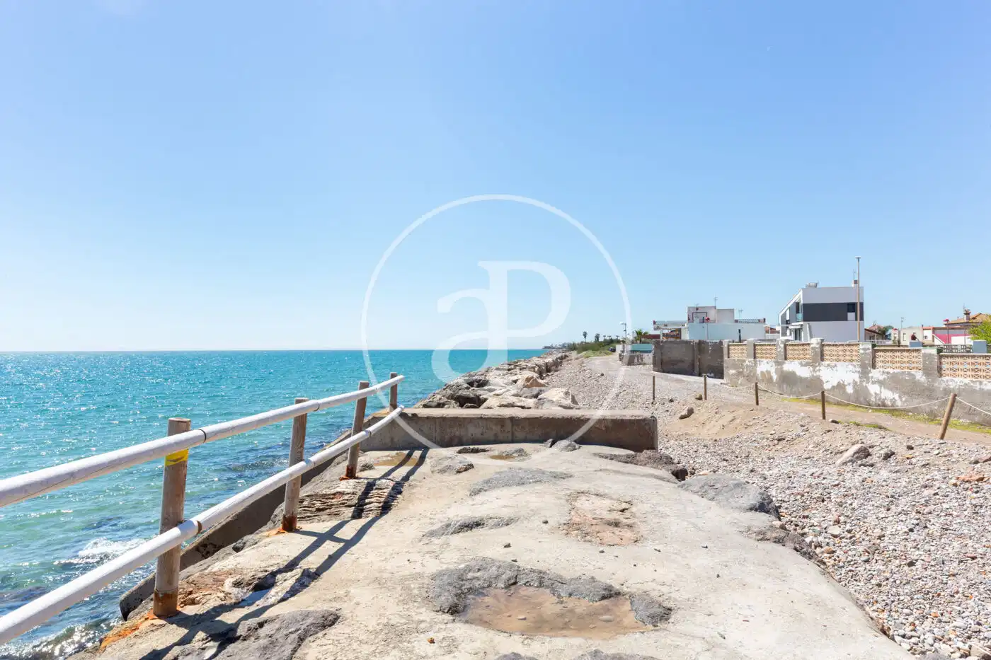 Vista exterior de Casa adosada en venta en Burriana / Borriana con Aire acondicionado, Calefacción y Jardín privado