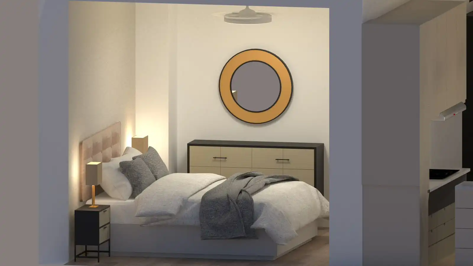 Dormitori de Apartament en venda en Jaén amb Aire condicionat, Calefacció i Moblat