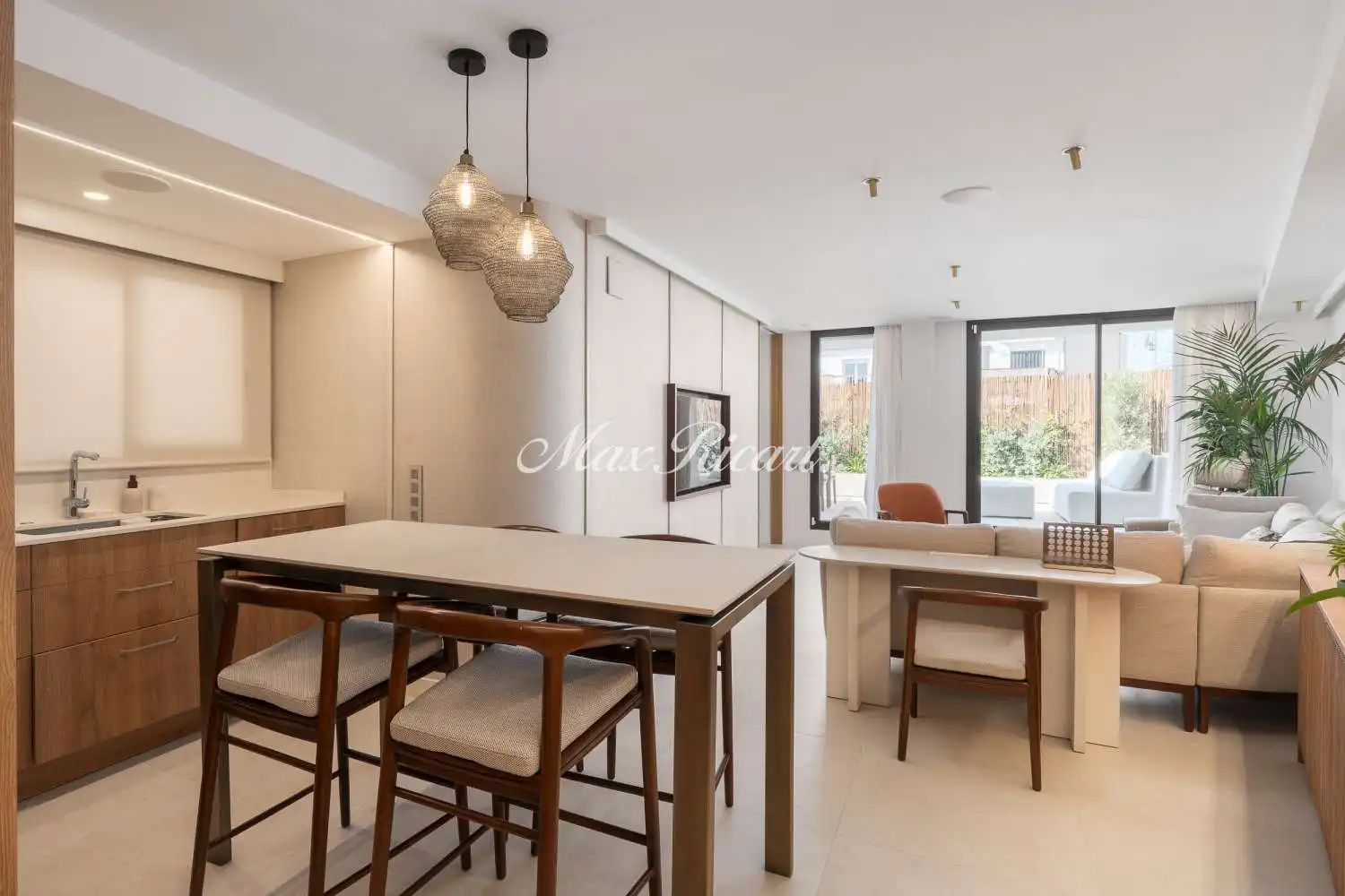 Kitchen of Attic for rent in Barcelona  with Air Conditioner, Heating and Terrace