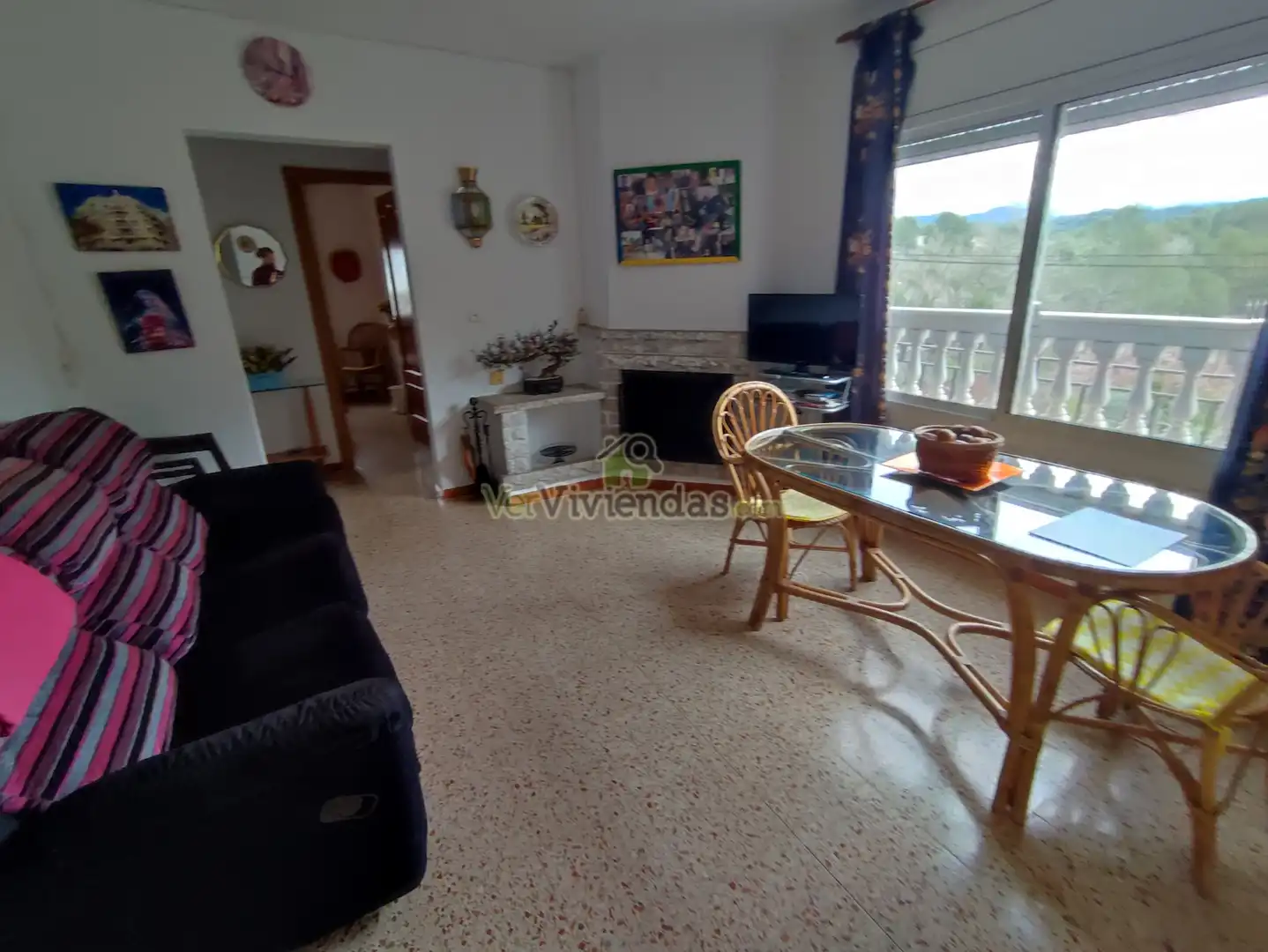 Sala d'estar de Casa o xalet en venda en Vacarisses amb Calefacció, Jardí privat i Terrassa