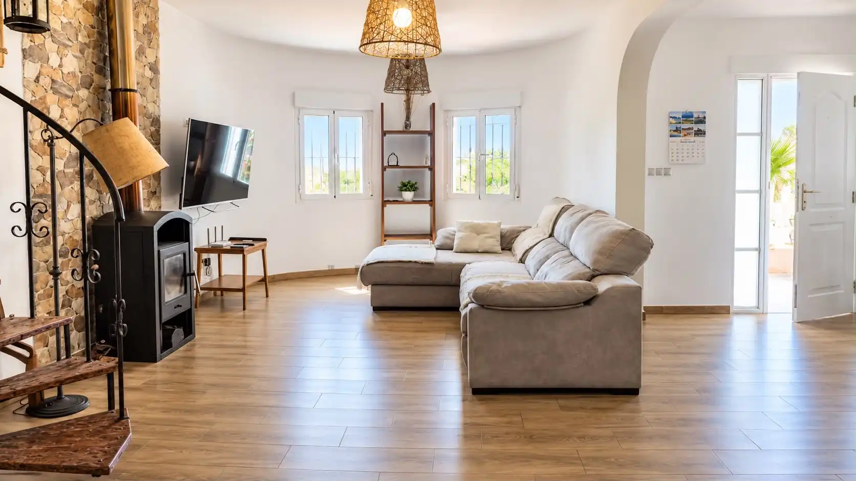 Living room of Houses for rent in Orihuela  with Air Conditioner, Heating and Private garden