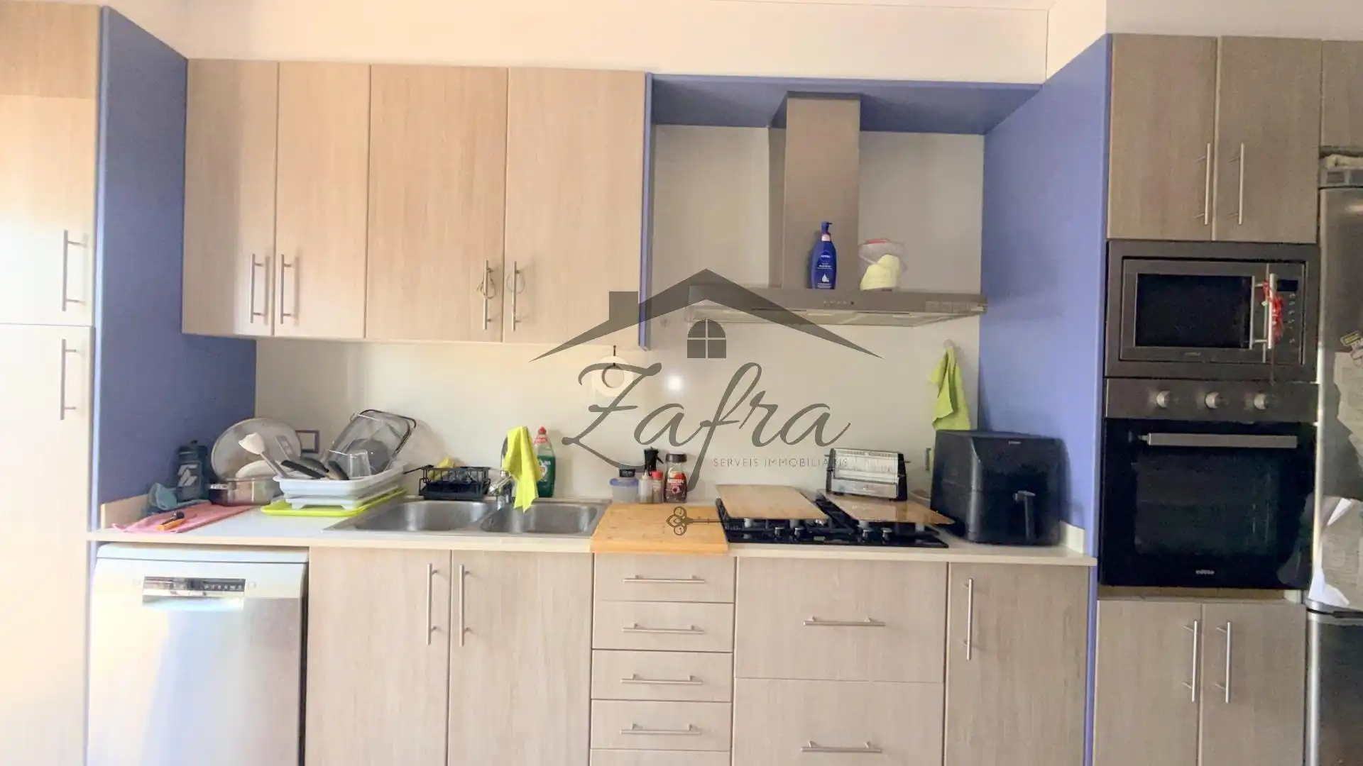 Cuina de Casa adosada en venda en Llagostera amb Calefacció i Terrassa
