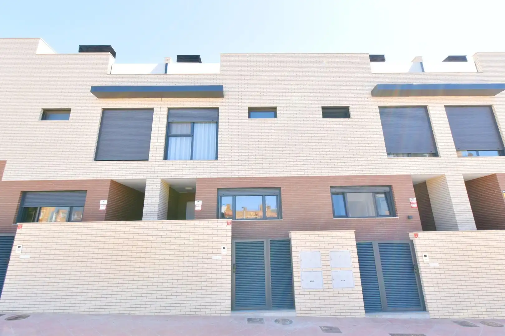 Exterior view of Detached homes for sale in Almería  with Air Conditioner, Terrace and Furnished