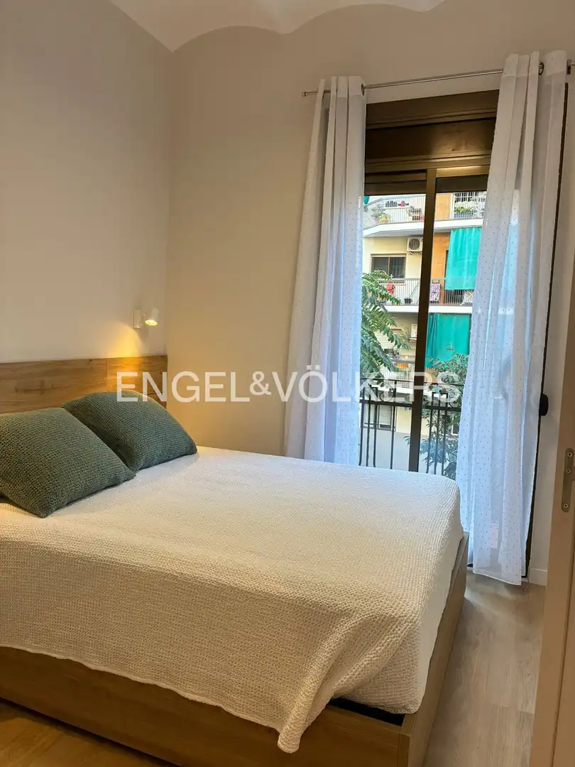 Terraza de Piso de alquiler en Barcelona con Aire acondicionado, Calefacción y Parquet