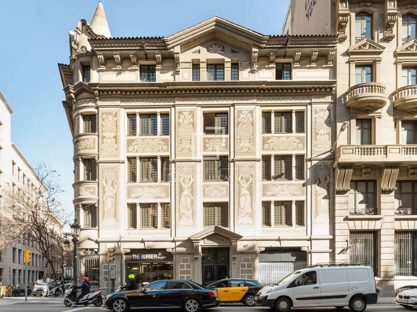 Exterior view of Flat for sale in Barcelona  with Air Conditioner, Heating and Parquet flooring