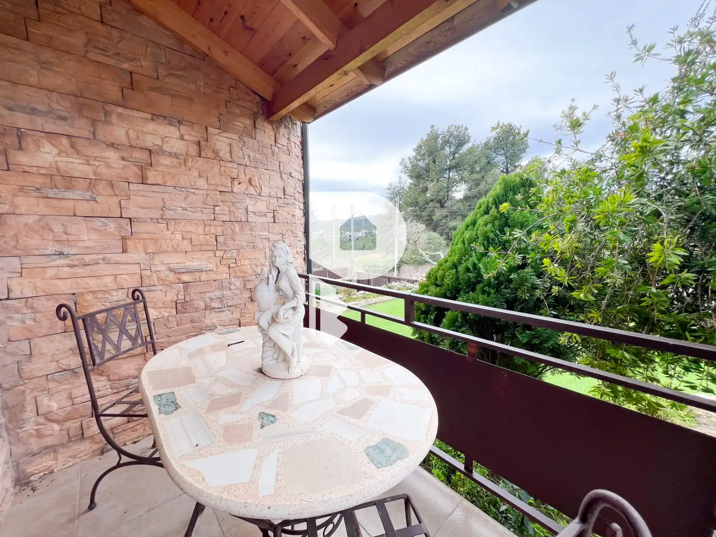 Terrassa de Casa o xalet en venda en Vallirana amb Aire condicionat, Calefacció i Jardí privat