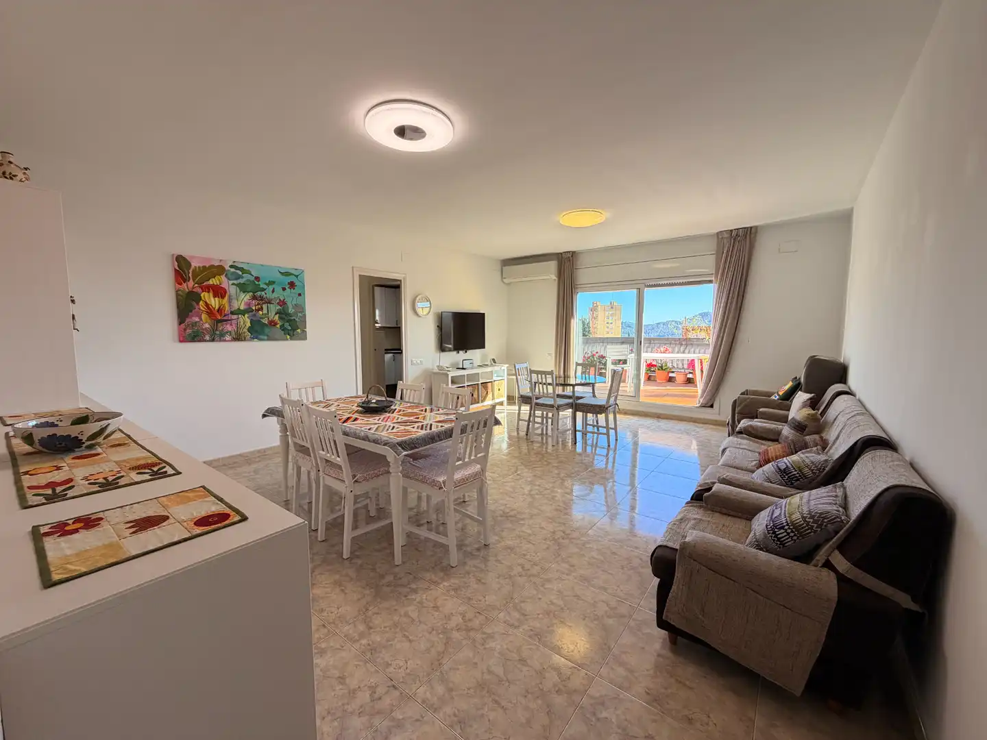 Comedor de Ático para compartir en Rubí con Aire acondicionado, Calefacción y Terraza