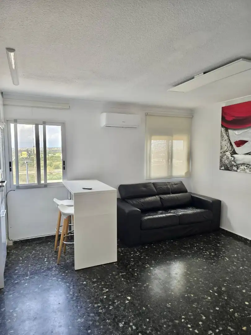 Sala de estar de Piso de alquiler en La Pobla de Farnals con Aire acondicionado, Amueblado y Horno