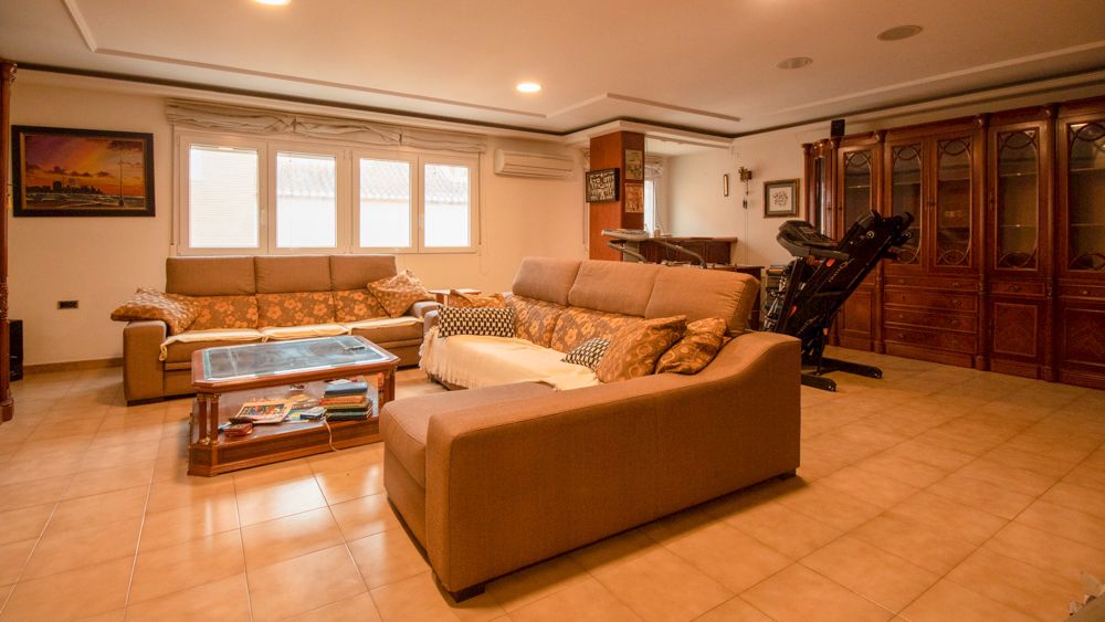 Living room of Flat for sale in Dénia  with Air Conditioner and Furnished