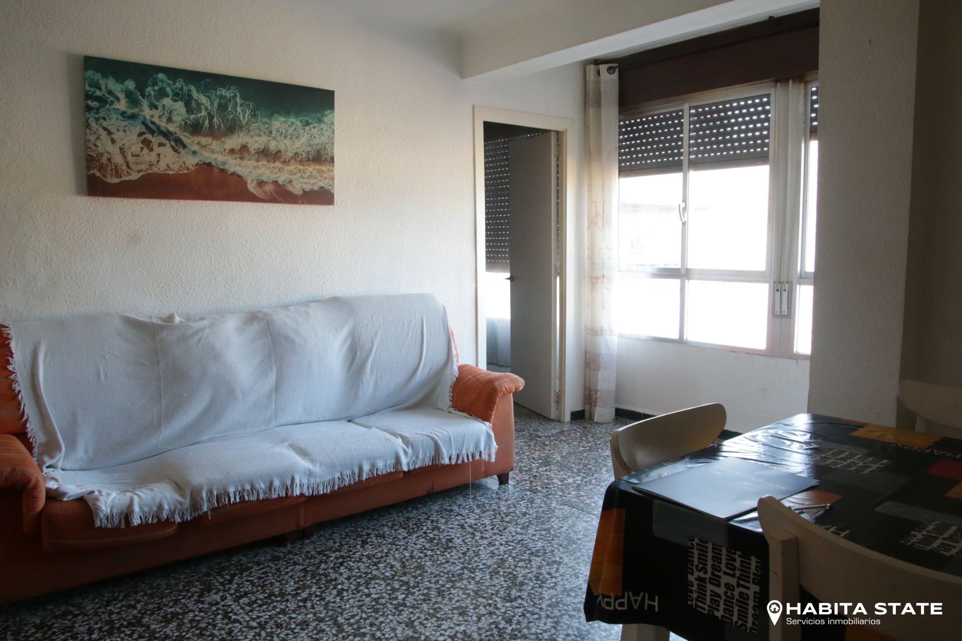 Sala d'estar de Pis en venda en  Almería Capital amb Moblat