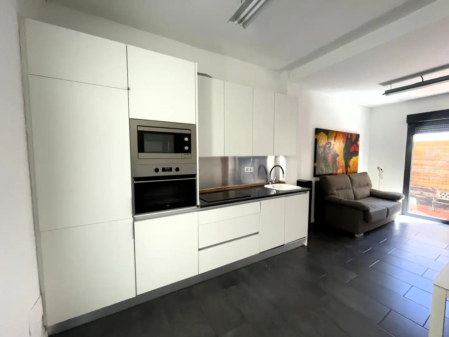 Cocina de Piso de alquiler en Madrid con Aire acondicionado, Calefacción y Amueblado