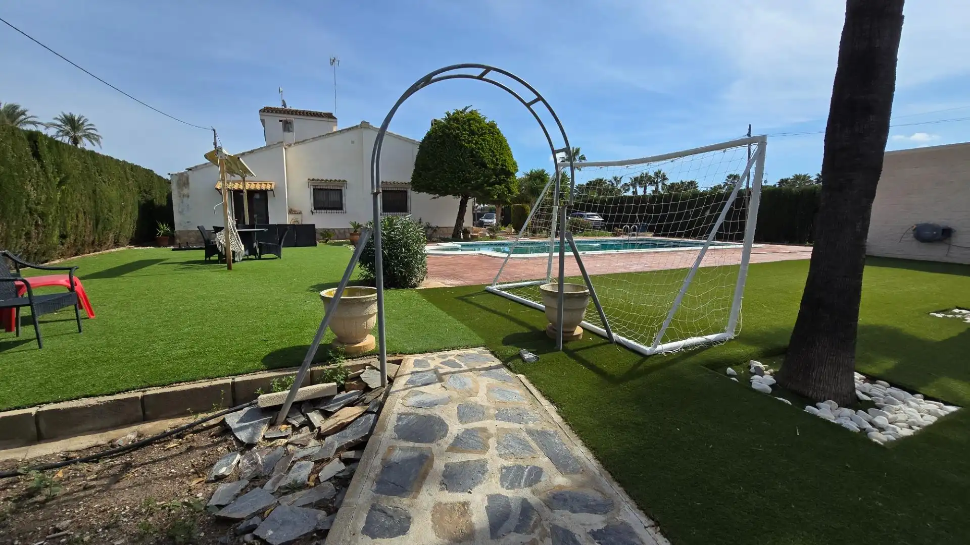 Swimming pool of Houses for sale in Elche / Elx  with Air Conditioner, Private garden and Terrace