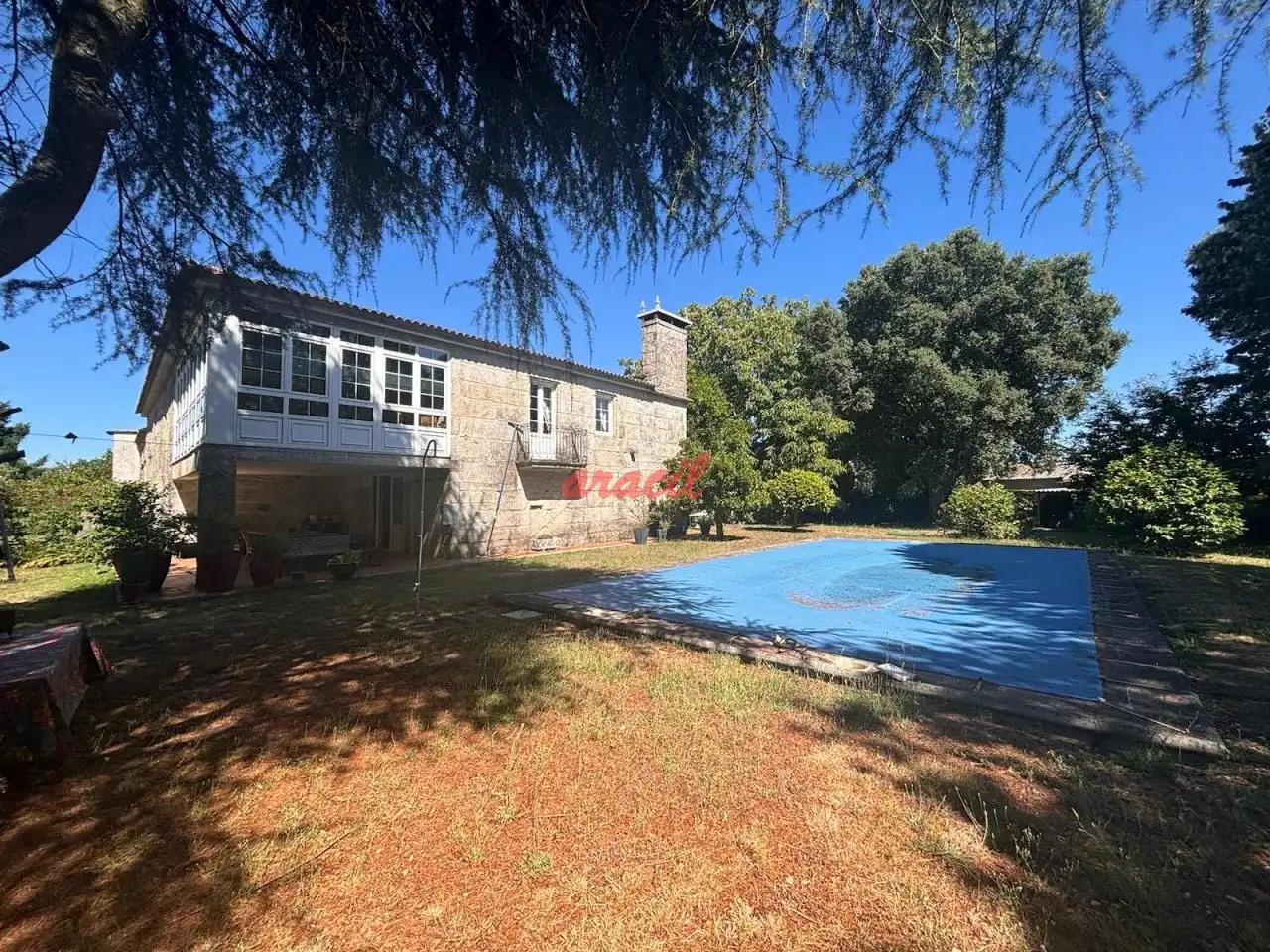 Vista exterior de Finca rústica en venda en Vilamarín amb Calefacció, Jardí privat i Terrassa