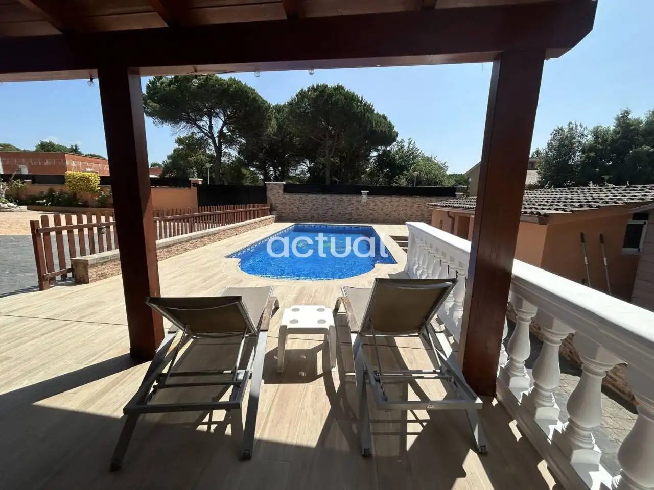 Piscina de Casa o xalet en venda en Vidreres amb Aire condicionat, Calefacció i Jardí privat