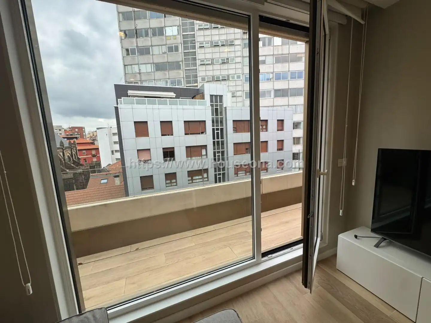 Balcony of Attic for sale in Bilbao   with Heating, Terrace and Storage room