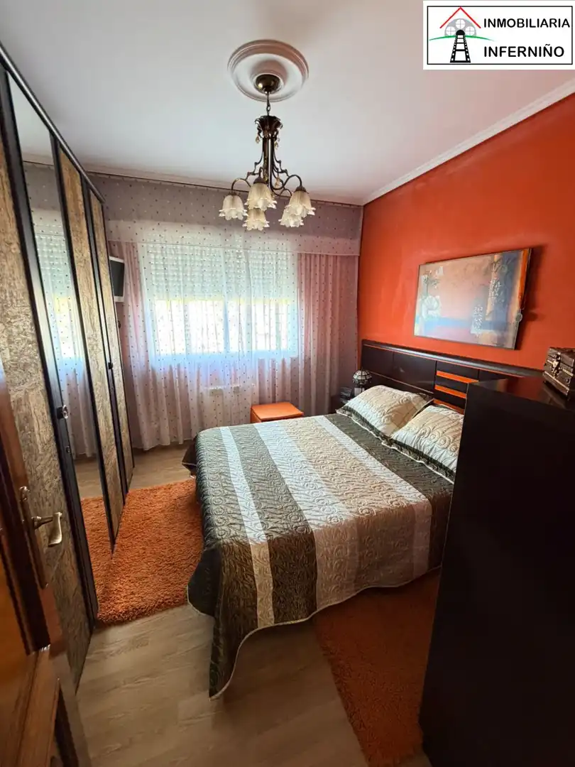 Bedroom of Flat for sale in A Malata - Catabois - Ciudad Jardín