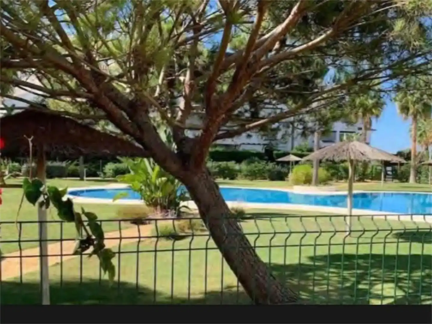 Garten von Wohnung zur Miete in Rota mit Klimaanlage, Schwimmbad und Möbliert