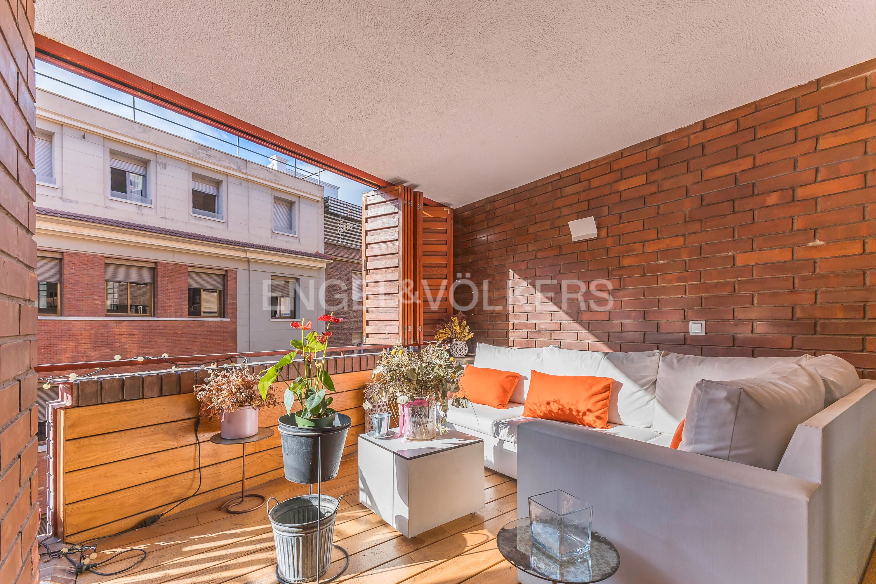 Terrassa de Apartament en venda en  Madrid Capital amb Aire condicionat, Calefacció i Terrassa