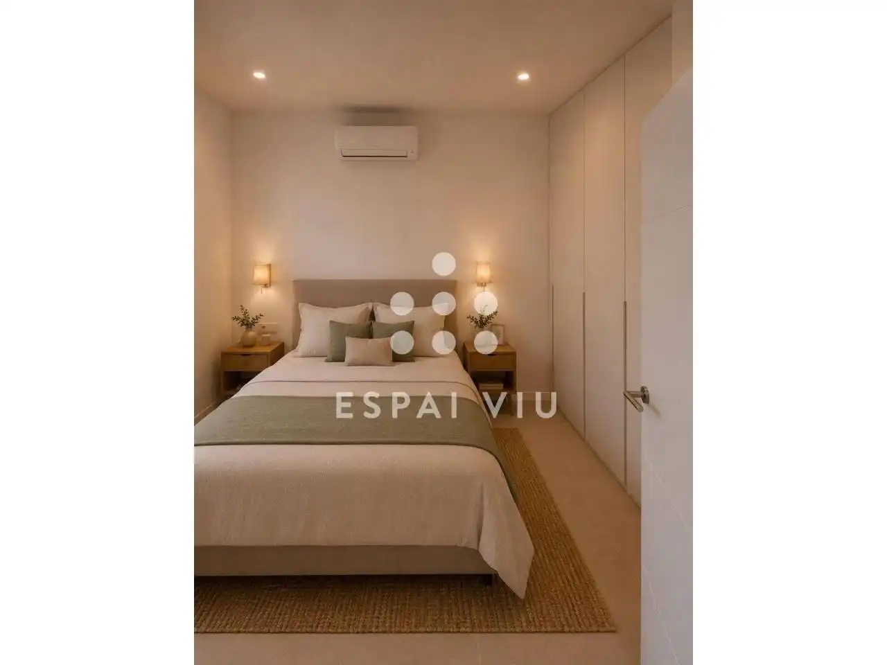 Schlafzimmer von Haus oder Chalet zum Verkauf in Sabadell mit Heizung und Privatgarten