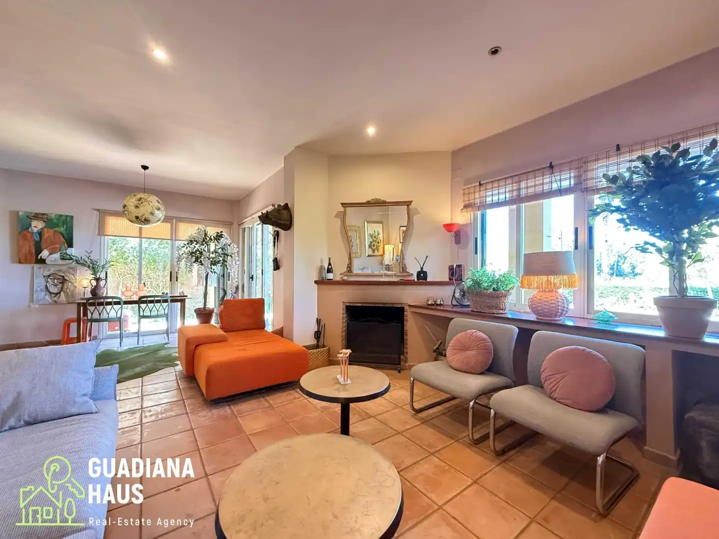 Living room of Houses for sale in Ayamonte  with Air Conditioner, Private garden and Terrace