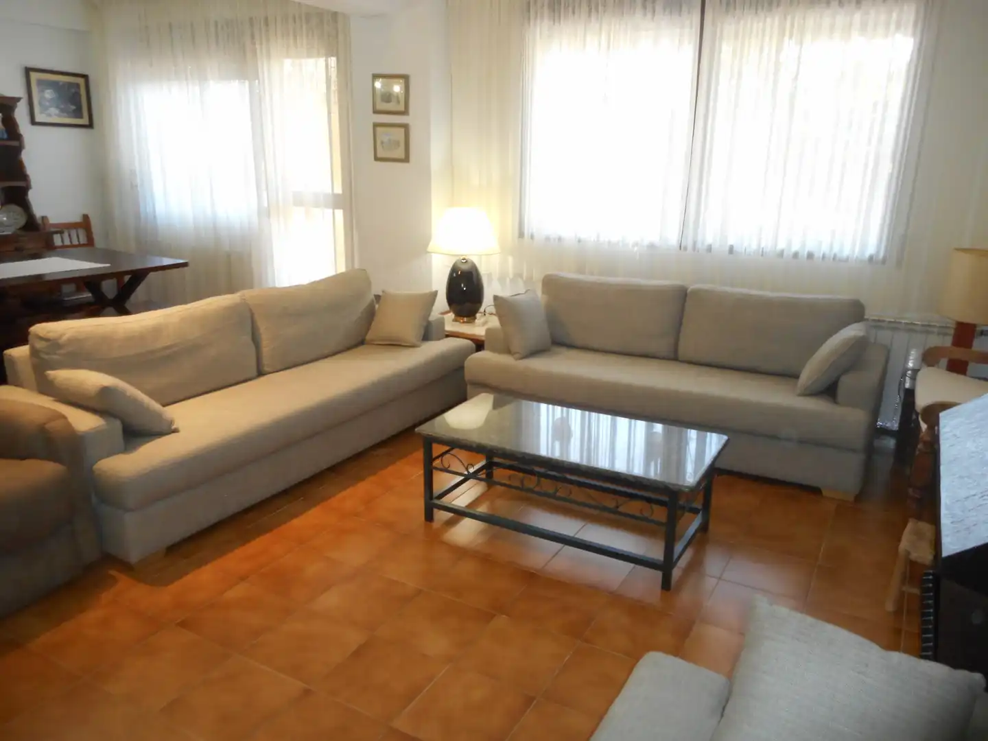 Sala d'estar de Casa o xalet en venda en Olesa de Bonesvalls amb Calefacció, Jardí privat i Terrassa