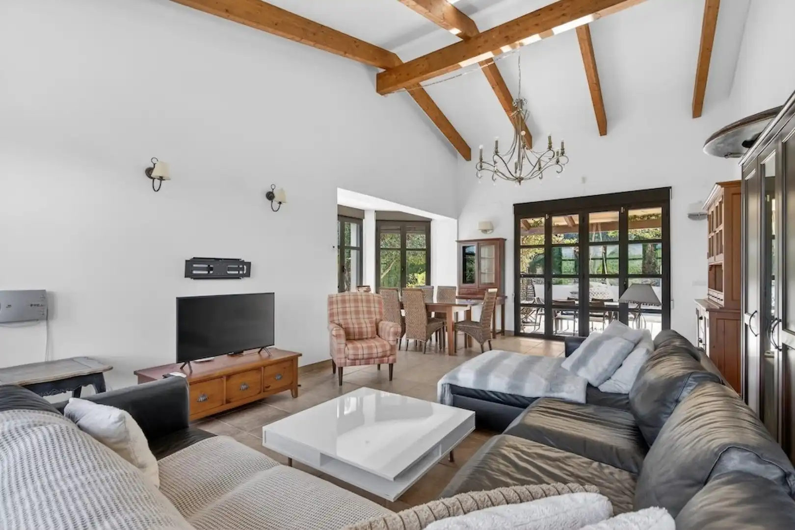 Sala d'estar de Casa o xalet en venda en Jávea / Xàbia amb Aire condicionat, Calefacció i Jardí privat