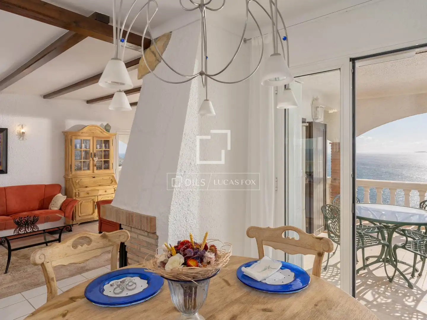 Comedor de Casa o chalet en venta en Roses con Calefacción, Jardín privado y Terraza