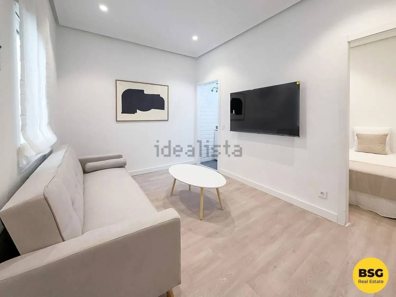 Sala d'estar de Estudi en venda en Badalona