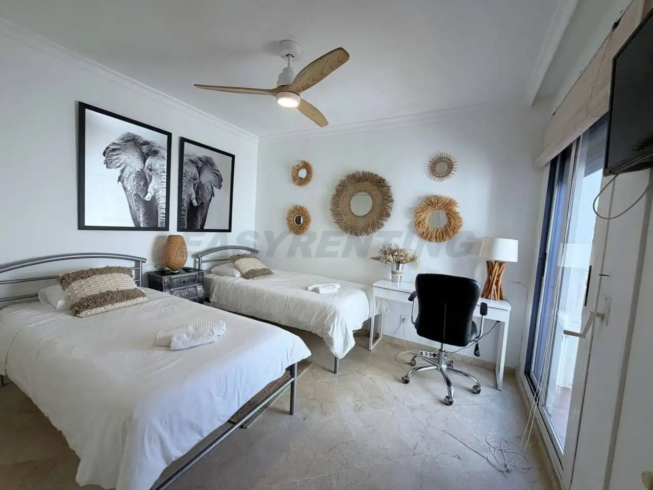 Bedroom of Detached homes for rent in La Alcaidesa  with Air Conditioner, Terrace and Furnished
