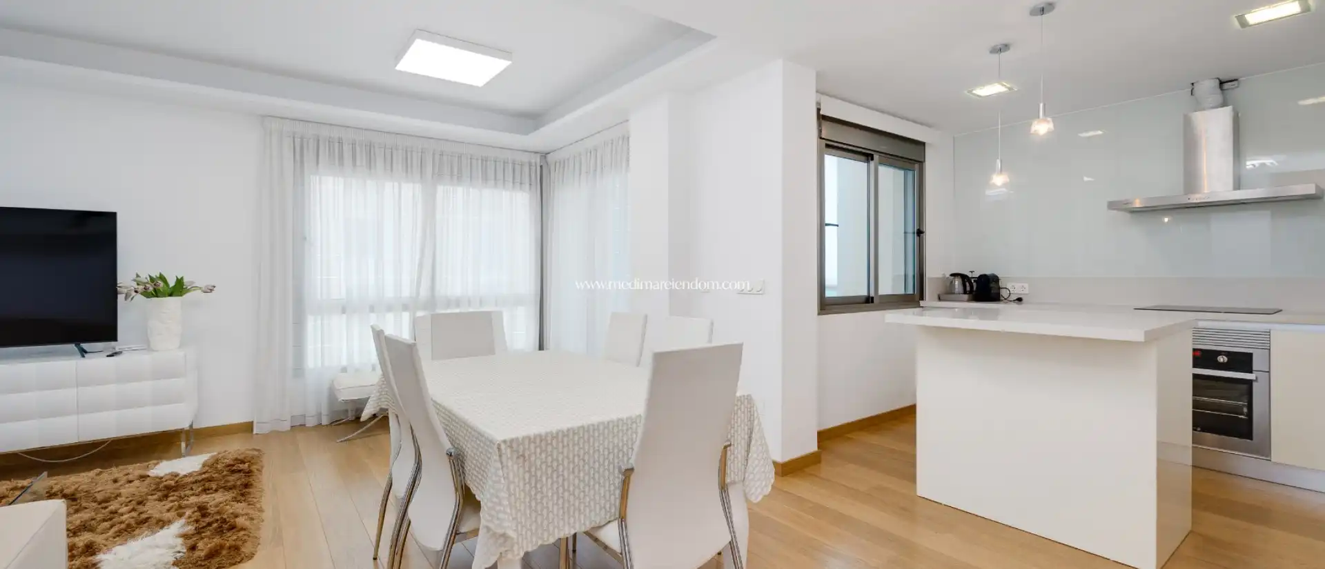Dining room of Duplexes for sale in La Manga del Mar Menor  with Air Conditioner, Heating and Private garden