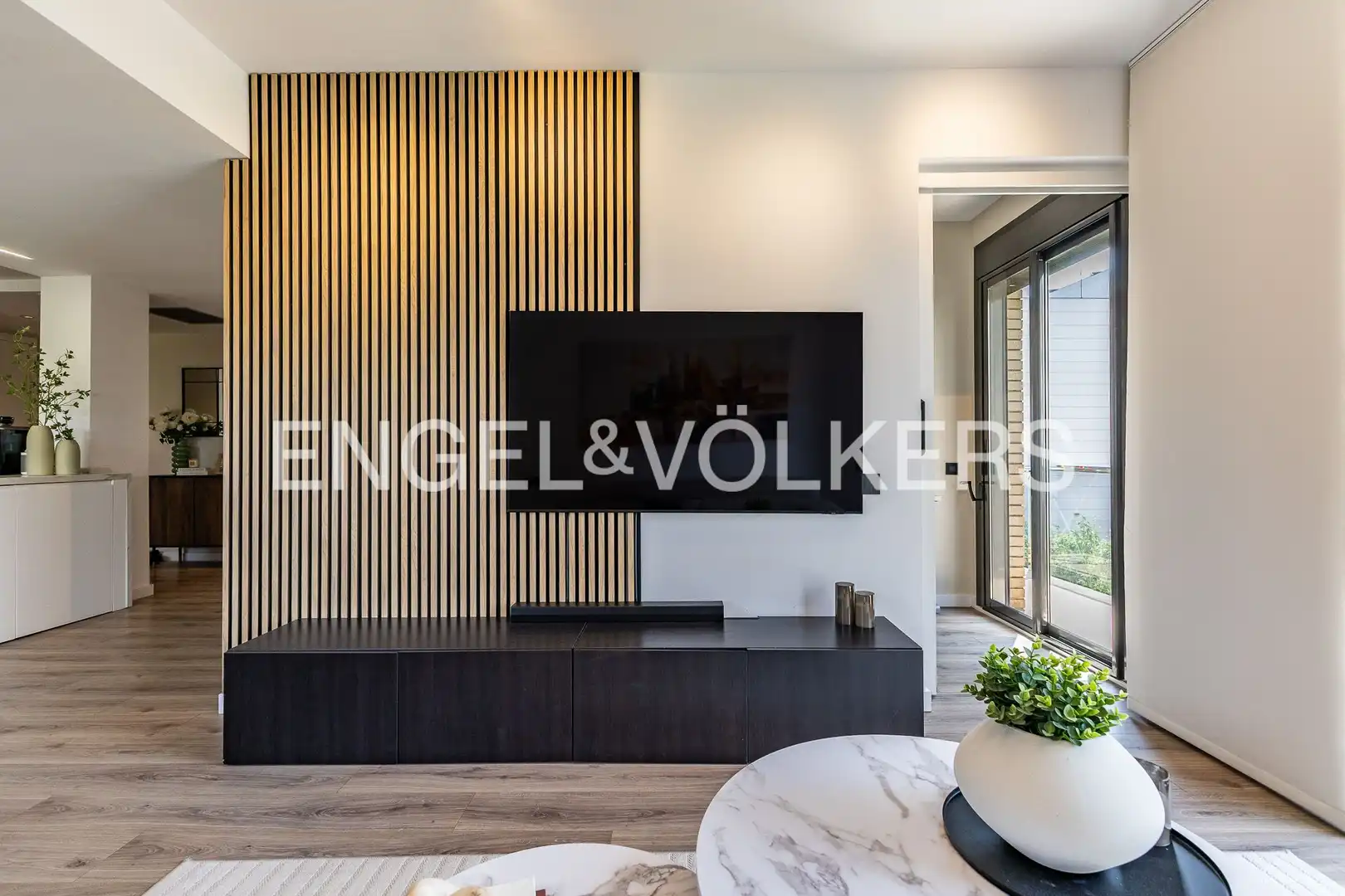 Living room of Flat for sale in Sabadell  with Air Conditioner, Heating and Parquet flooring