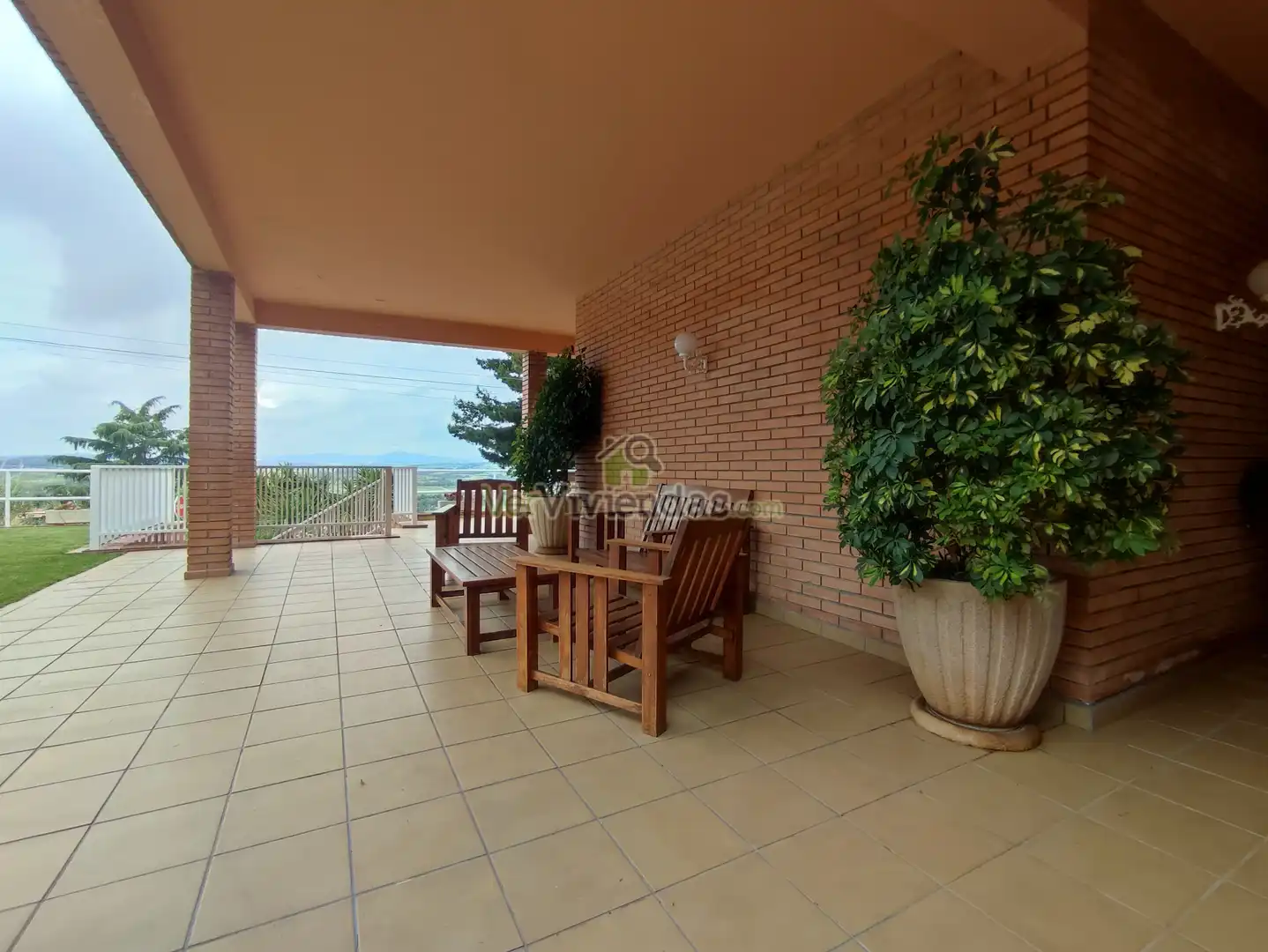 Terraza de Casa o chalet en venta en Gelida con Aire acondicionado, Calefacción y Jardín privado