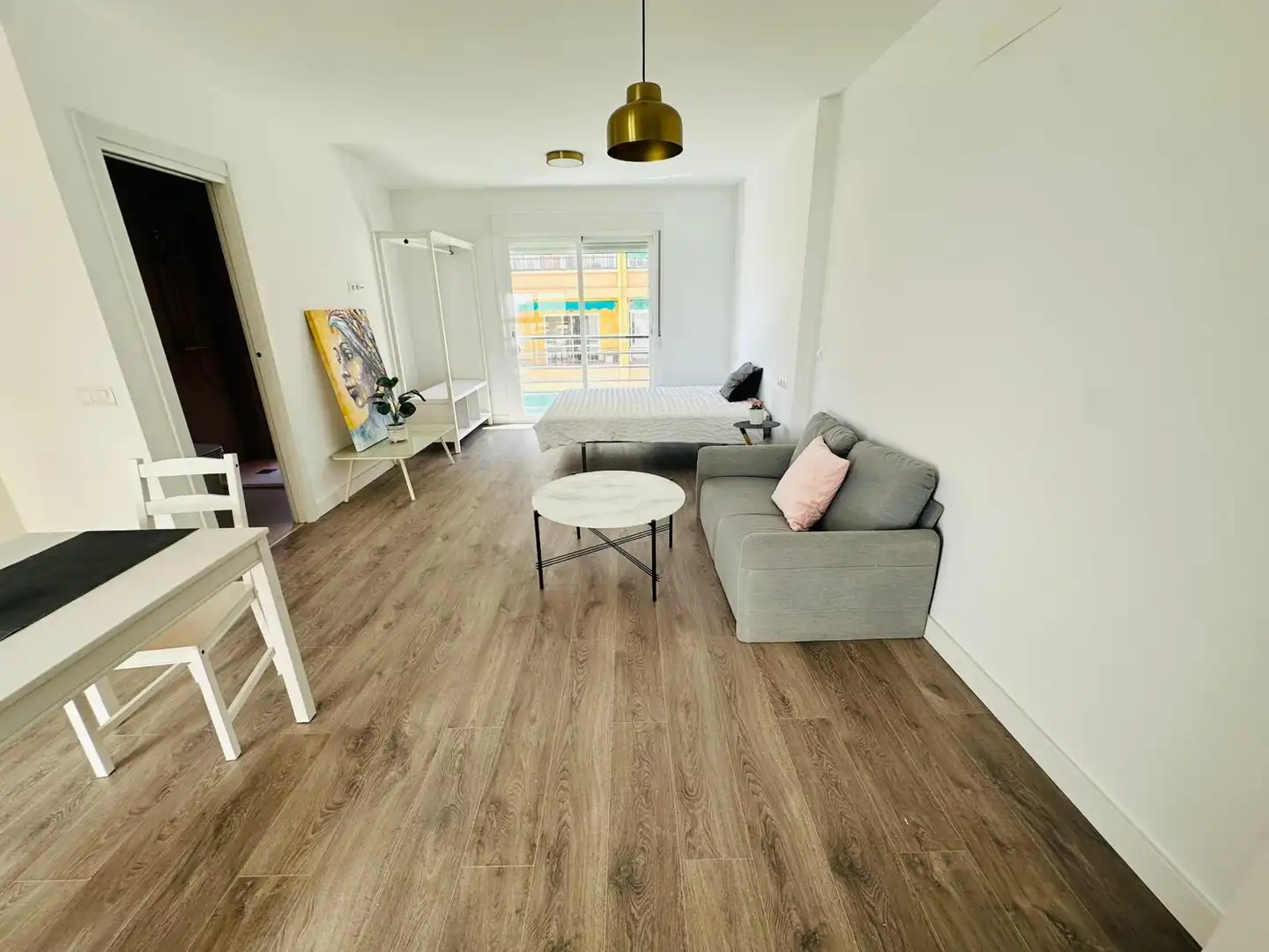 Sala d'estar de Estudi en venda en Málaga amb Terrassa