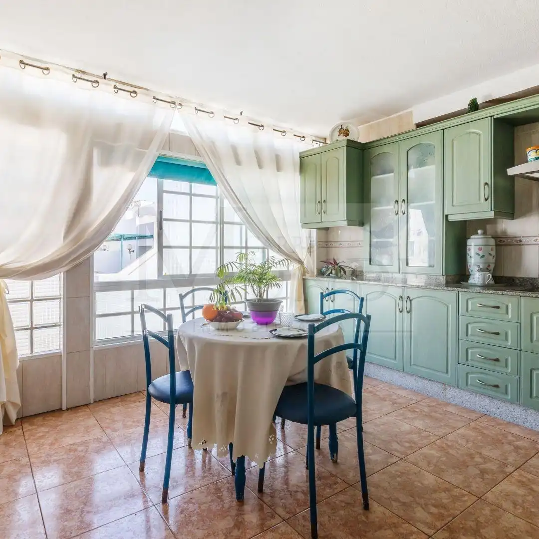 Küche von Maisonette zum Verkauf in La Oliva mit Heizung, Terrasse und Abstellraum