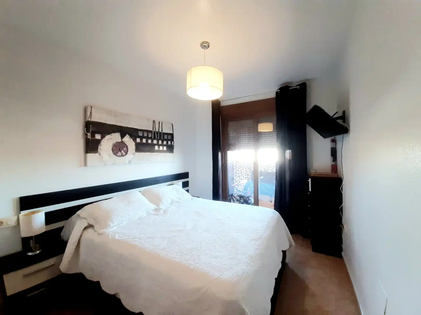 Schlafzimmer von Dachboden zum Verkauf in Archena mit Klimaanlage, Heizung und Terrasse