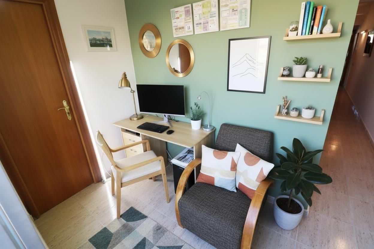 Sala d'estar de Àtic en venda en L'Hospitalet de Llobregat amb Terrassa