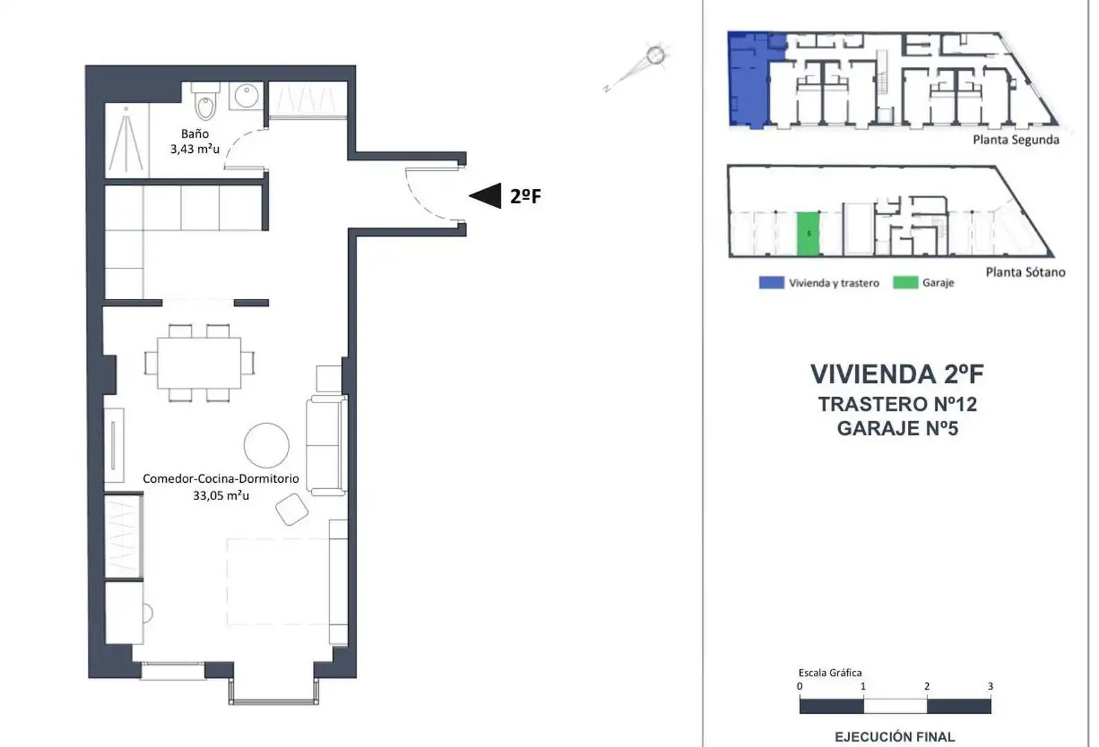 Apartments for sale in Madrid  with Air Conditioner, Heating and Storage room