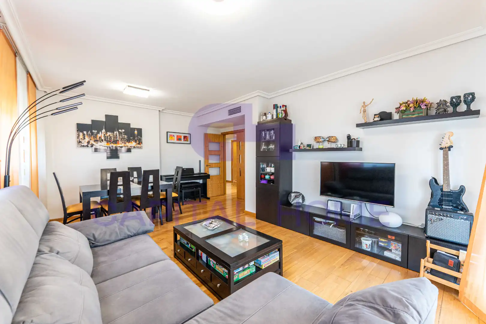 Sala de estar de Piso en venta en Móstoles con Aire acondicionado, Calefacción y Terraza